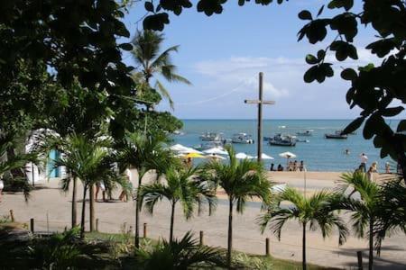 Apt Na Praia Do Forte Em Condominio Frente Mar! Bagian luar foto